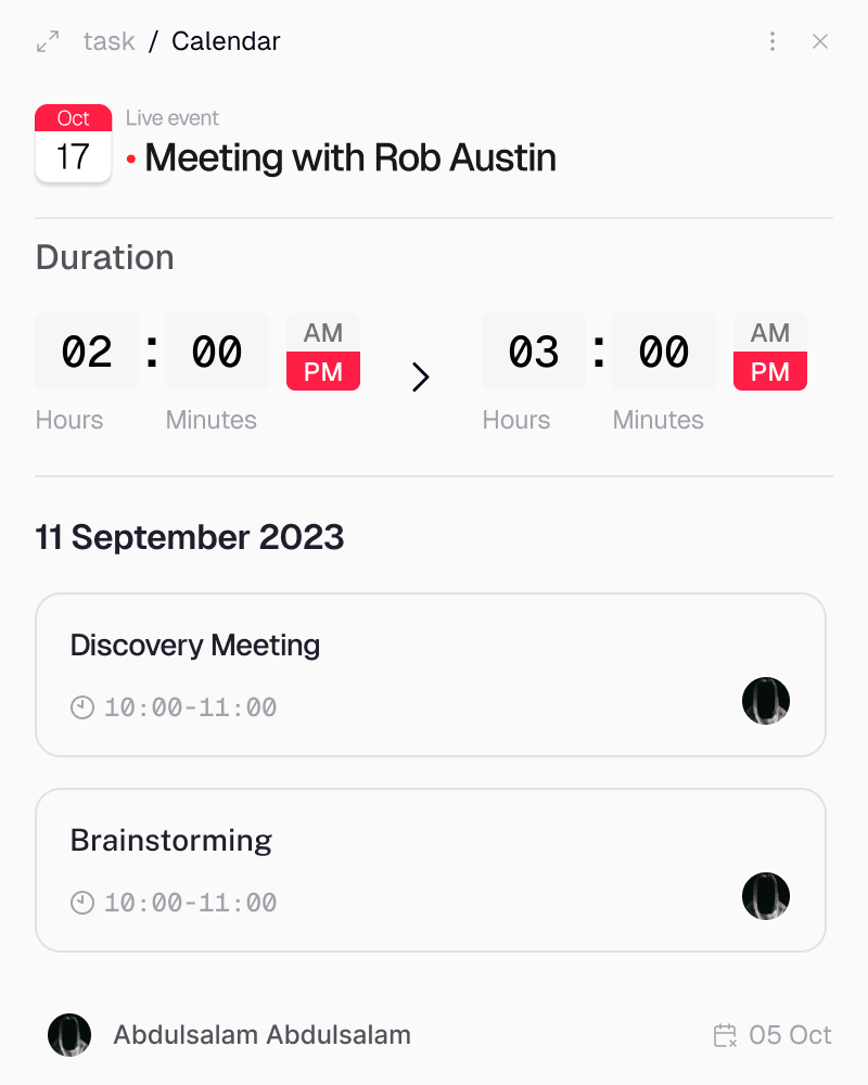 Automated Scheduling